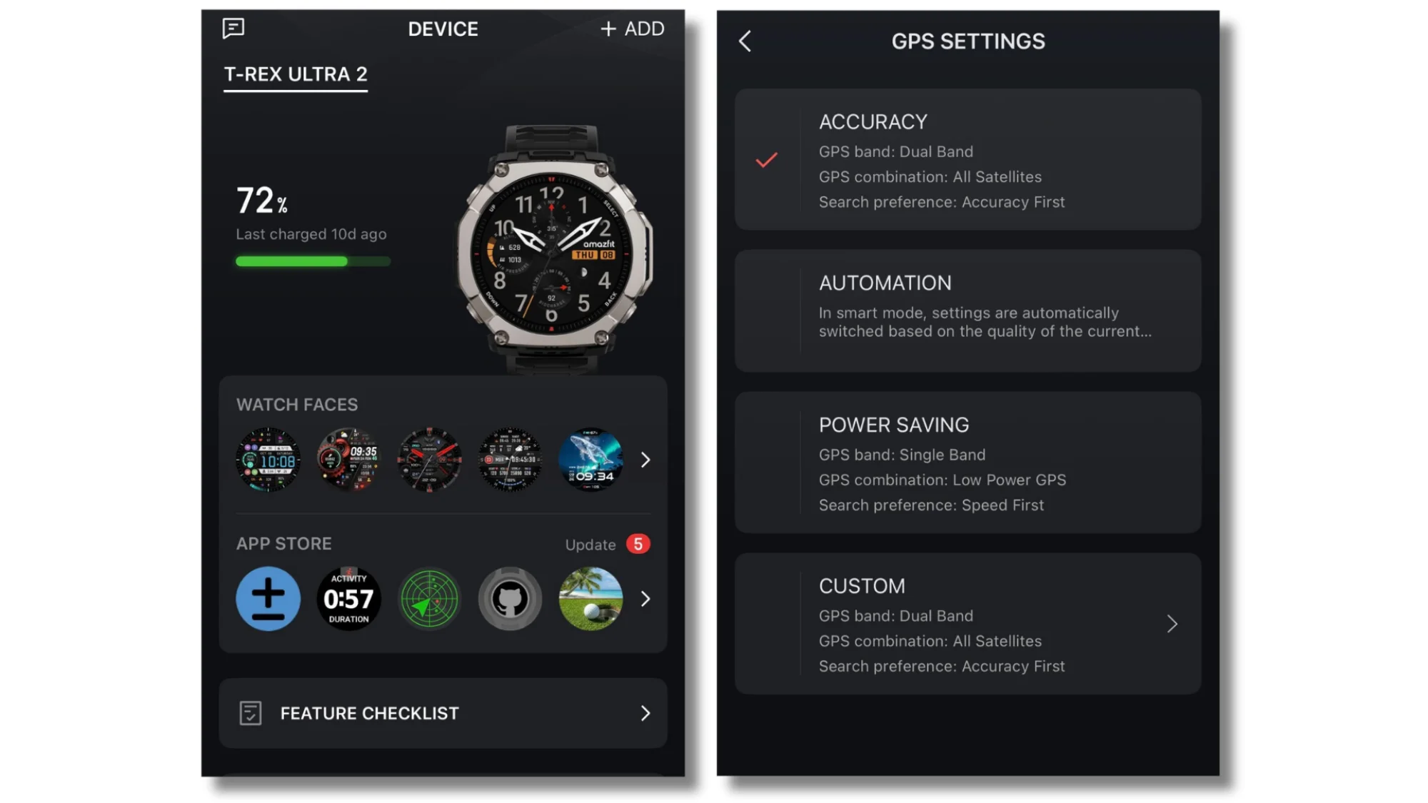 Amazfit T-Rex Ultra 2 battery life.
