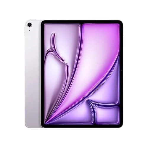 Apple iPad Air 13-inch with M3 chip Built for Apple Intelligence, Liquid Retina Display, 128GB, 12MP Front/Back Camera, Wi-Fi 6E + 5G Cellular, Touch ID, All-Day Battery Life &mdash; Purple